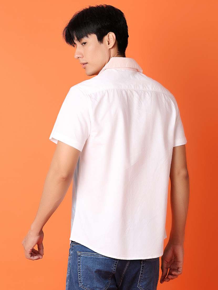 men white cotton casual shirt - 21328587 -  Standard Image - 2