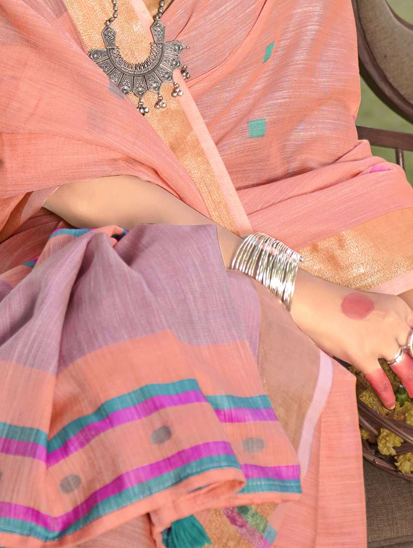 women self design handloom saree with blouse - 21331710 -  Standard Image - 2