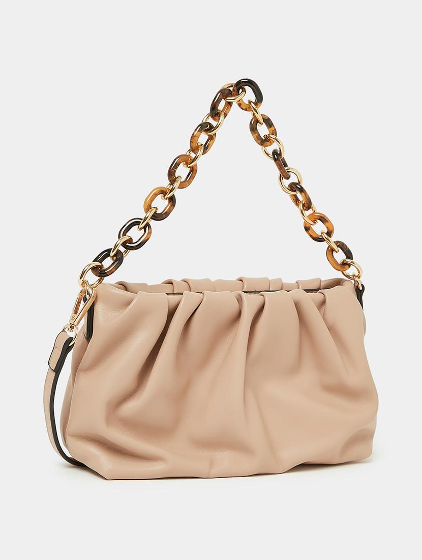 pink leatherette (pu) sling bag - 21332528 - Zoom Image - 0