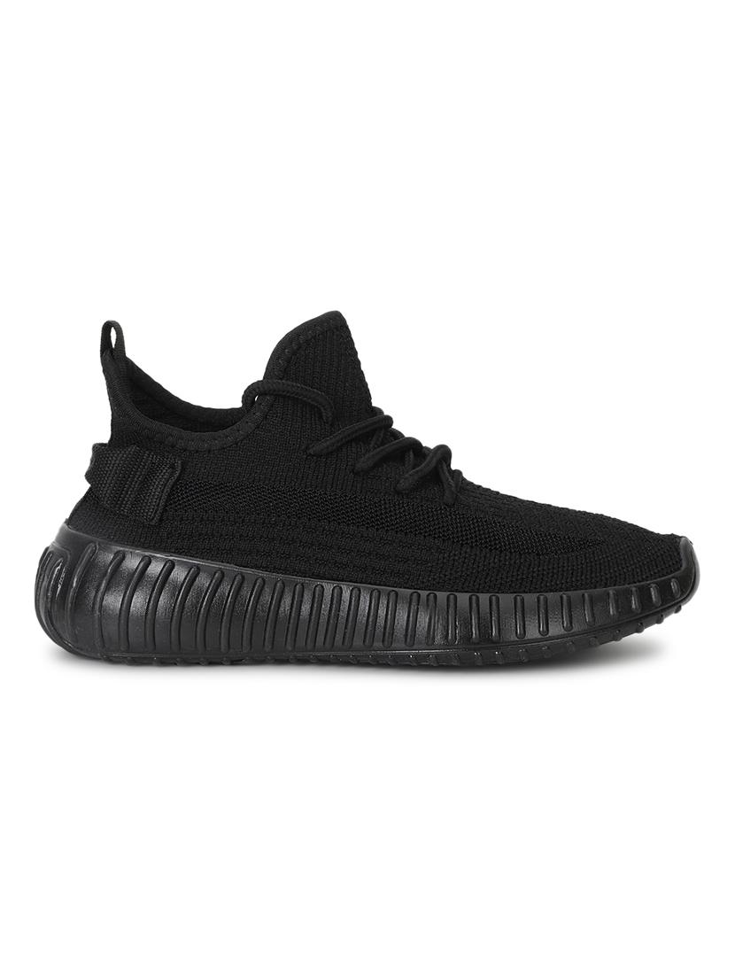 black lace-up sports shoes - 21333237 - Standard Image - 2
