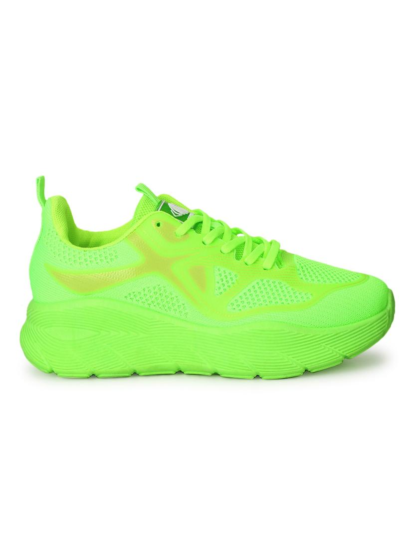 green lace-up sports shoes - 21333244 - Standard Image - 2