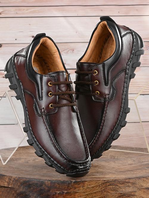 brown lace-up shoes - 21333296 - Standard Image - 0