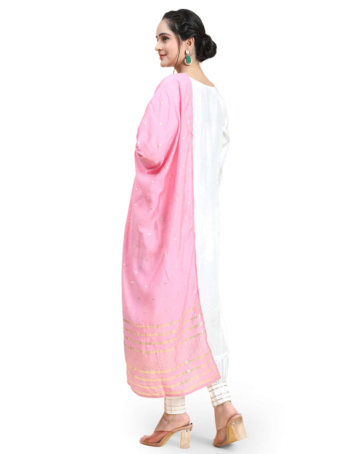 women white kurta pant set with dupatta - 21334201 -  Standard Image - 2