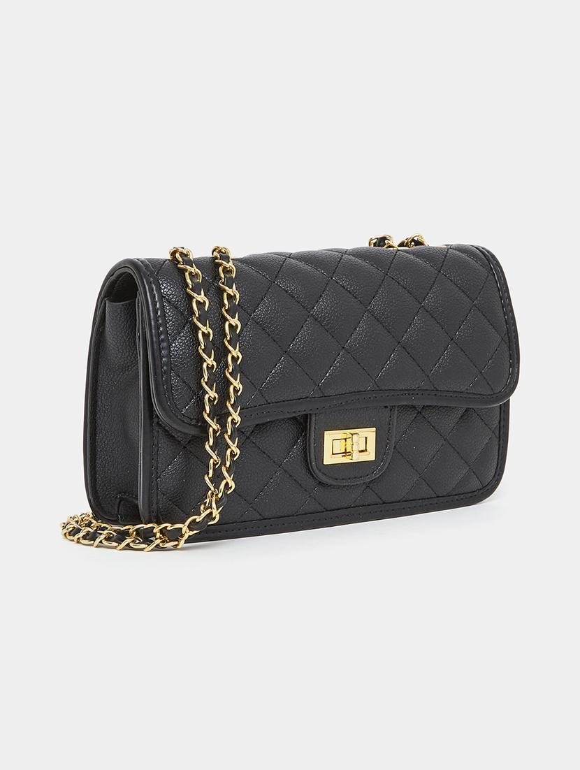 women black leatherette handbag - 21334341 - Zoom Image - 0