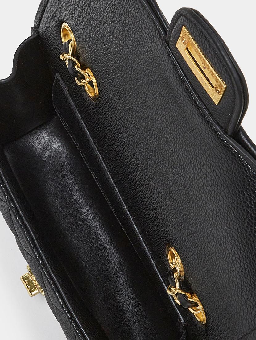 women black leatherette handbag - 21334341 - Standard Image - 2