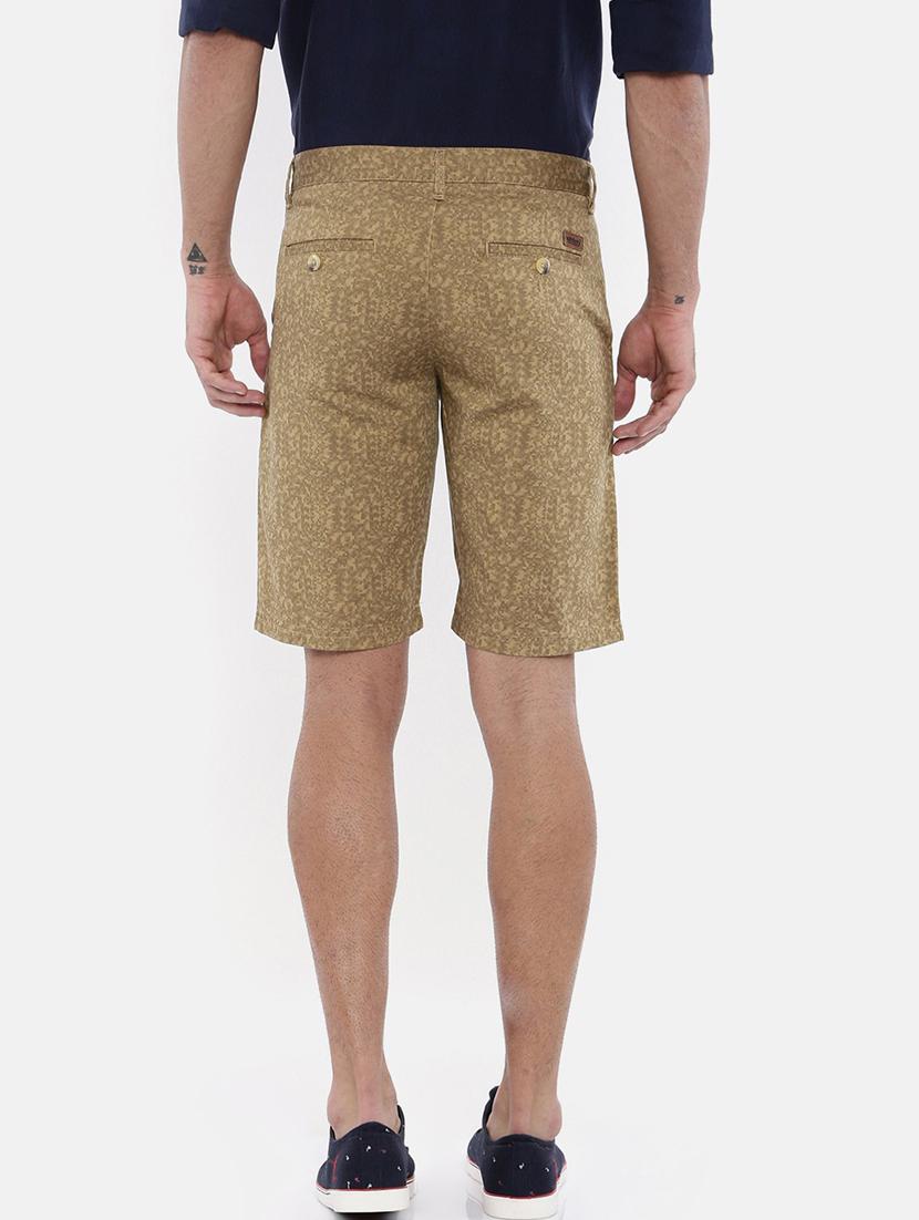men printed mid rise regular fit shorts - 21334769 - Standard Image - 2