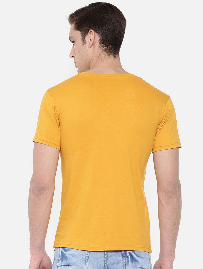 men front print round neck t-shirt - 21335107 -  Standard Image - 2