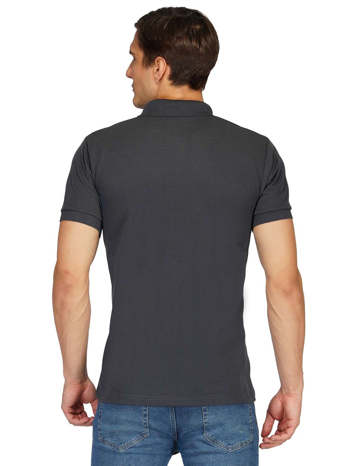 men solid polo t-shirt - 21338031 - Standard Image - 2