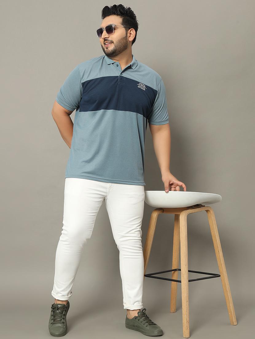 men plus size polo t-shirt - 21338242 - Standard Image - 2