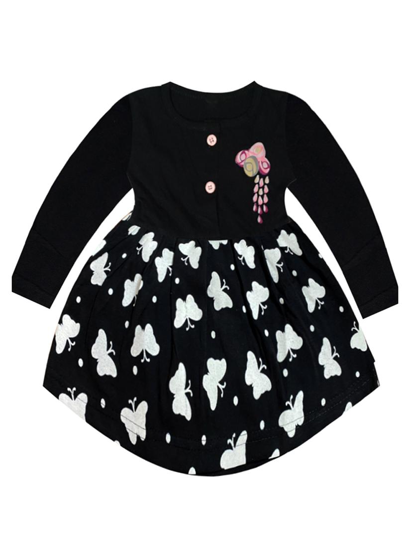 girls multicolored set of 2 printed frock - 21338289 - Standard Image - 2