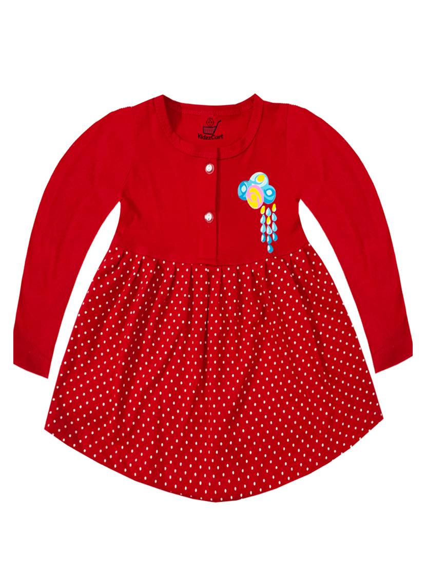 girls multicolored set of 2 printed frock - 21338297 - Standard Image - 2