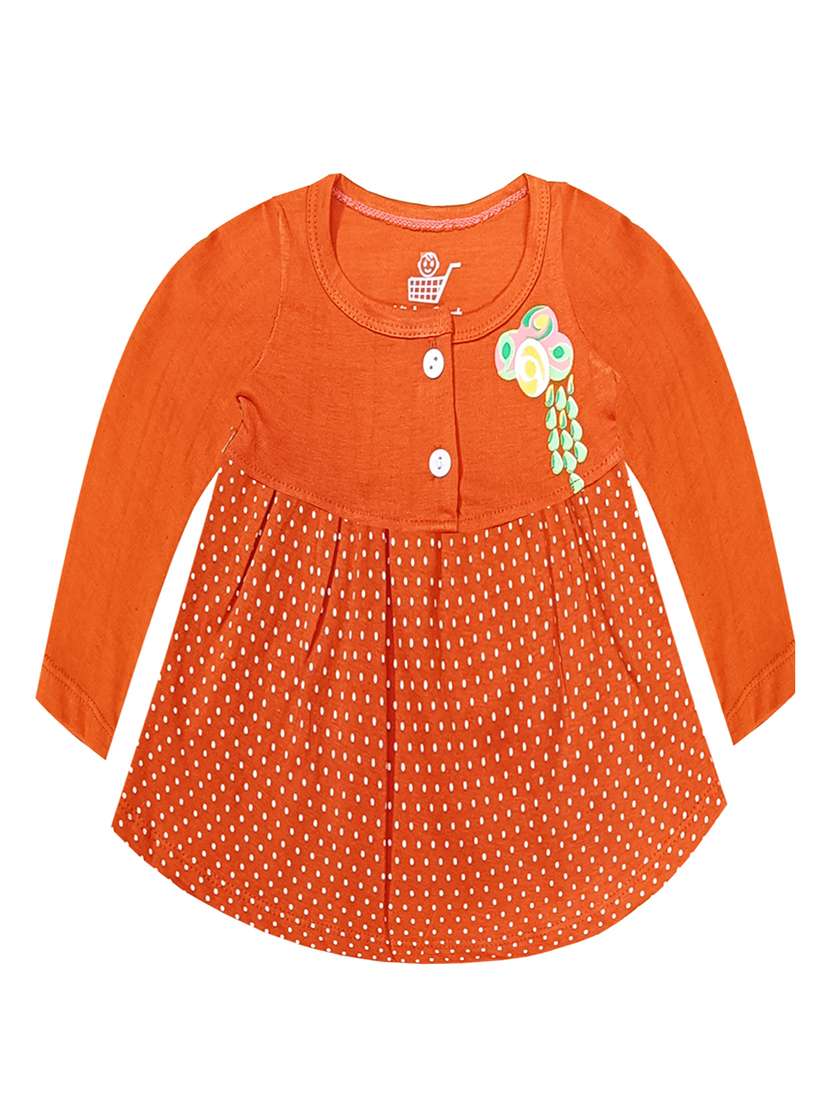 girls multicolored set of 2 printed frock - 21338318 -  Standard Image - 2