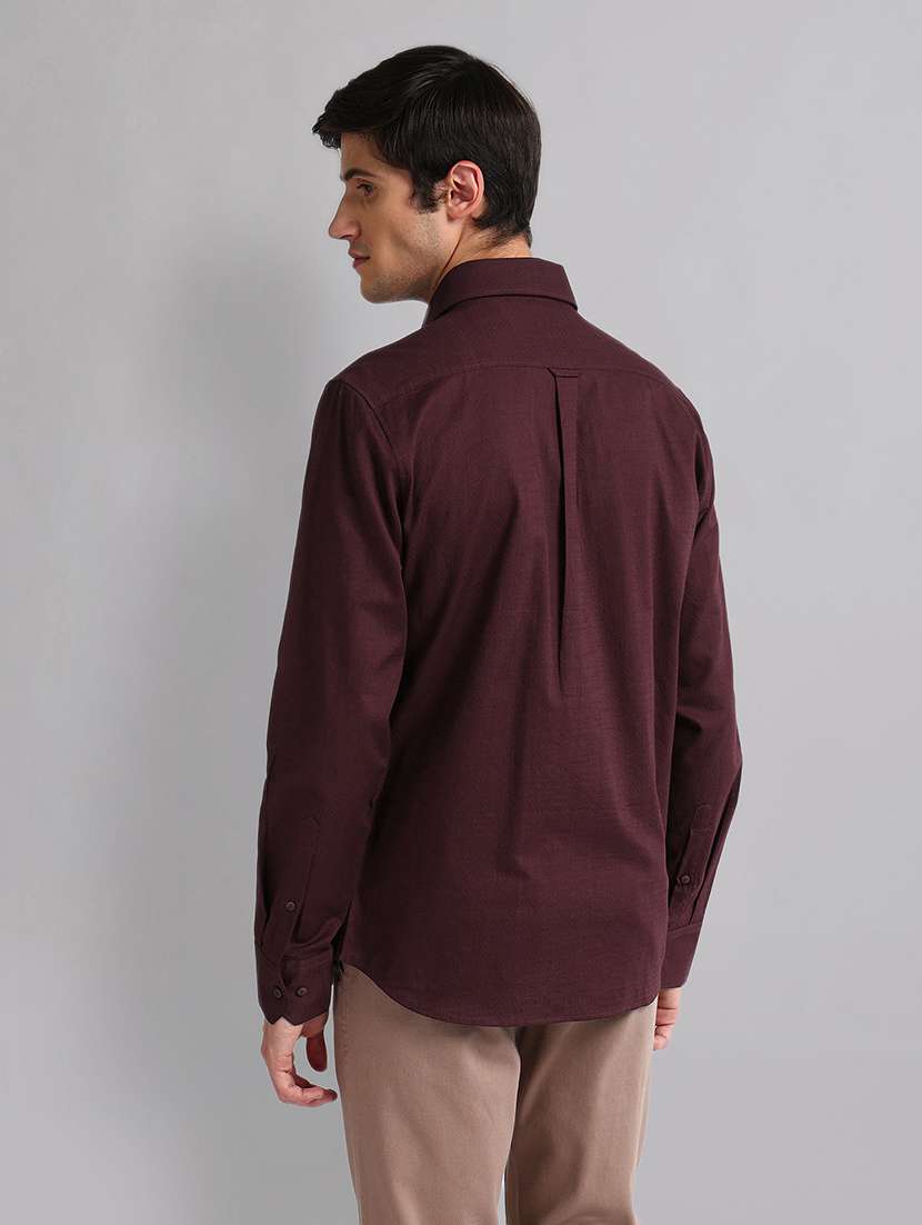 men solid cotton casual shirt - 21338392 -  Standard Image - 2