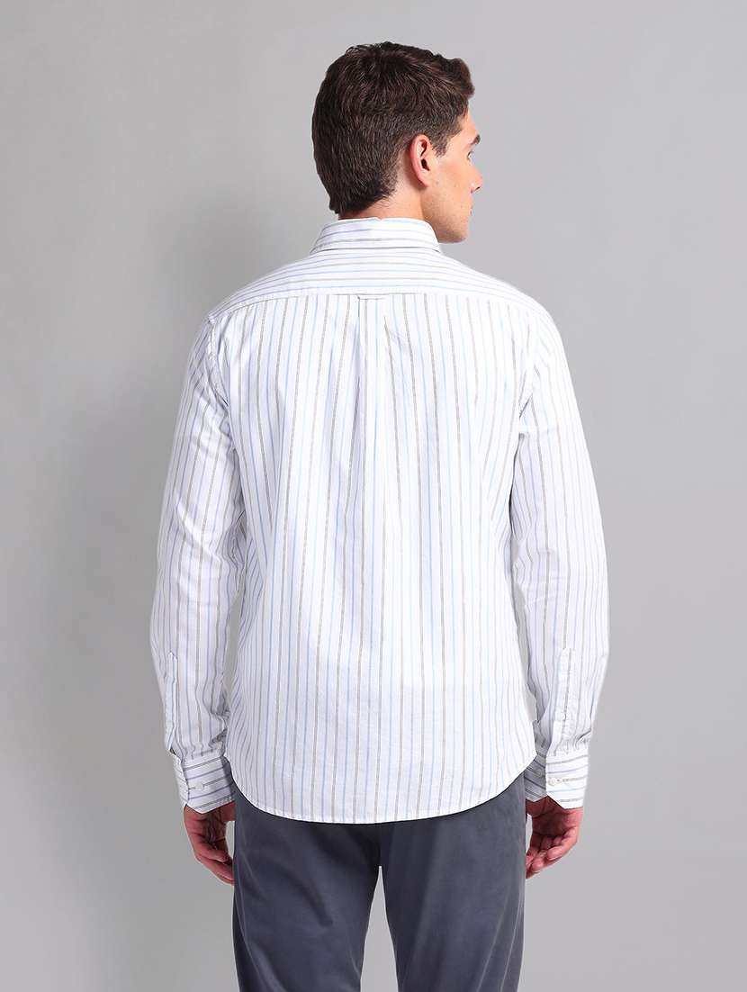 men white cotton casual shirt - 21338408 -  Standard Image - 2