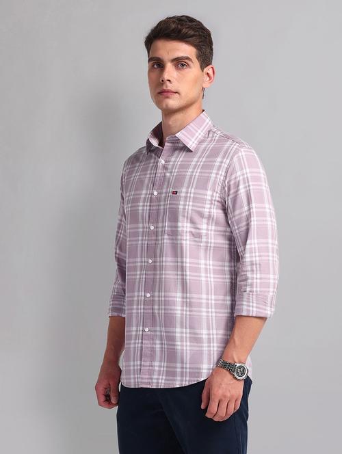 men checkered cotton casual shirt - 21338416 - Standard Image - 0