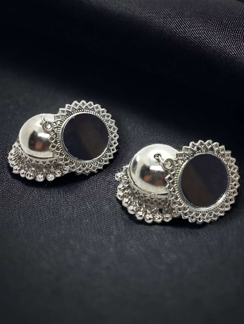 silver drop earring