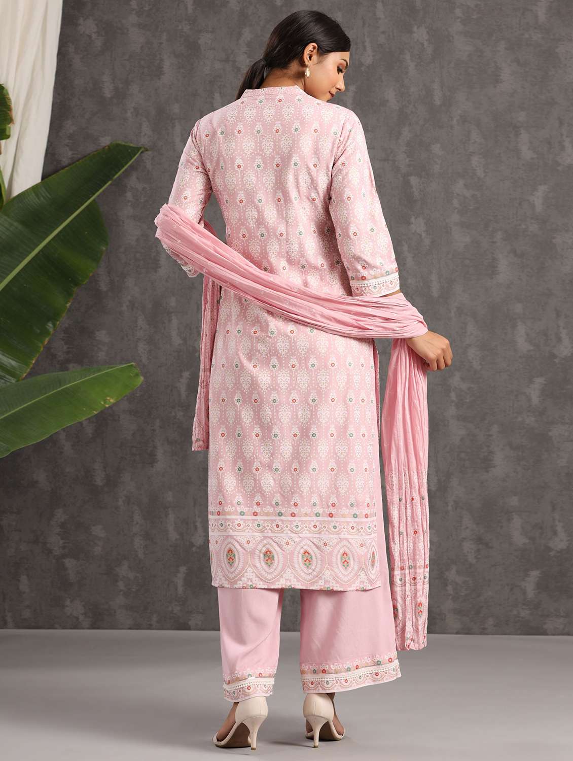 women kurta palazzo set with dupatta - 21338544 -  Standard Image - 2