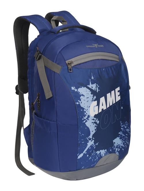 blue solids fashion backpack - 21339353 -  Standard Image - 0