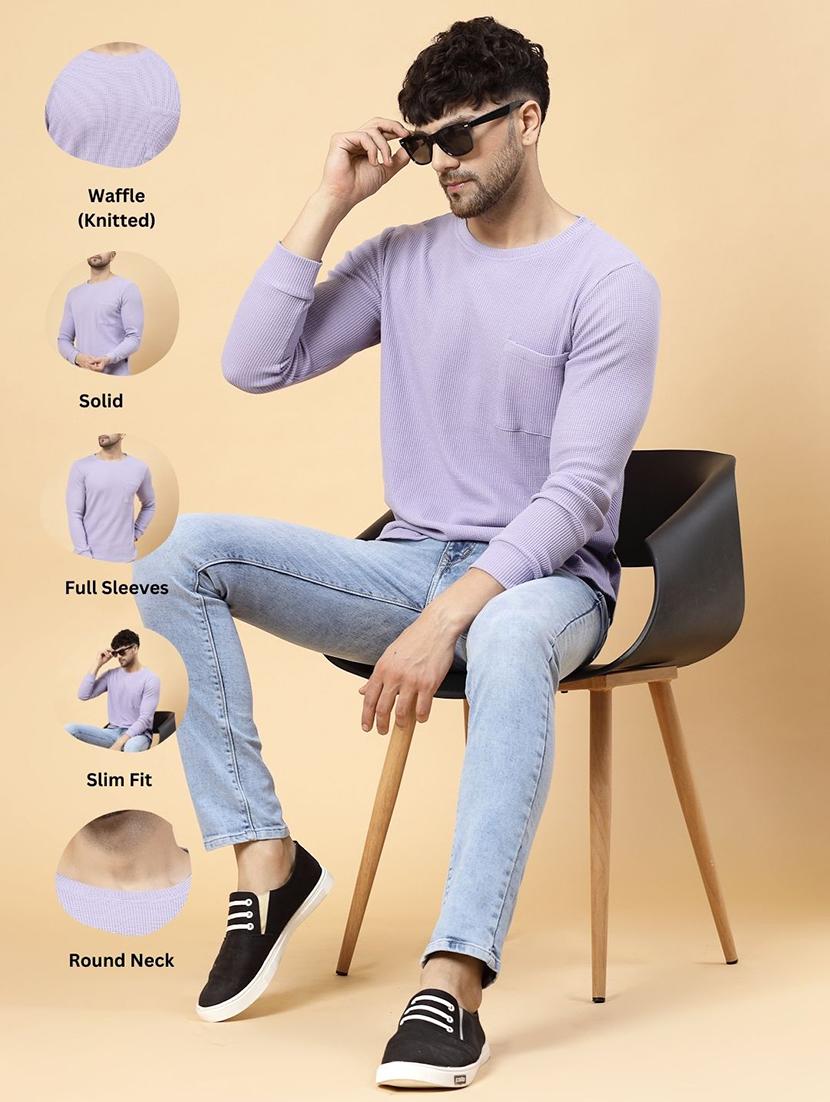men plain round neck t-shirt - 21339595 - Standard Image - 2