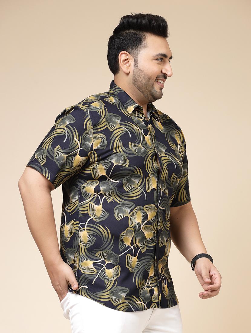 men plus size printed casual shirt - 21339639 - Standard Image - 2