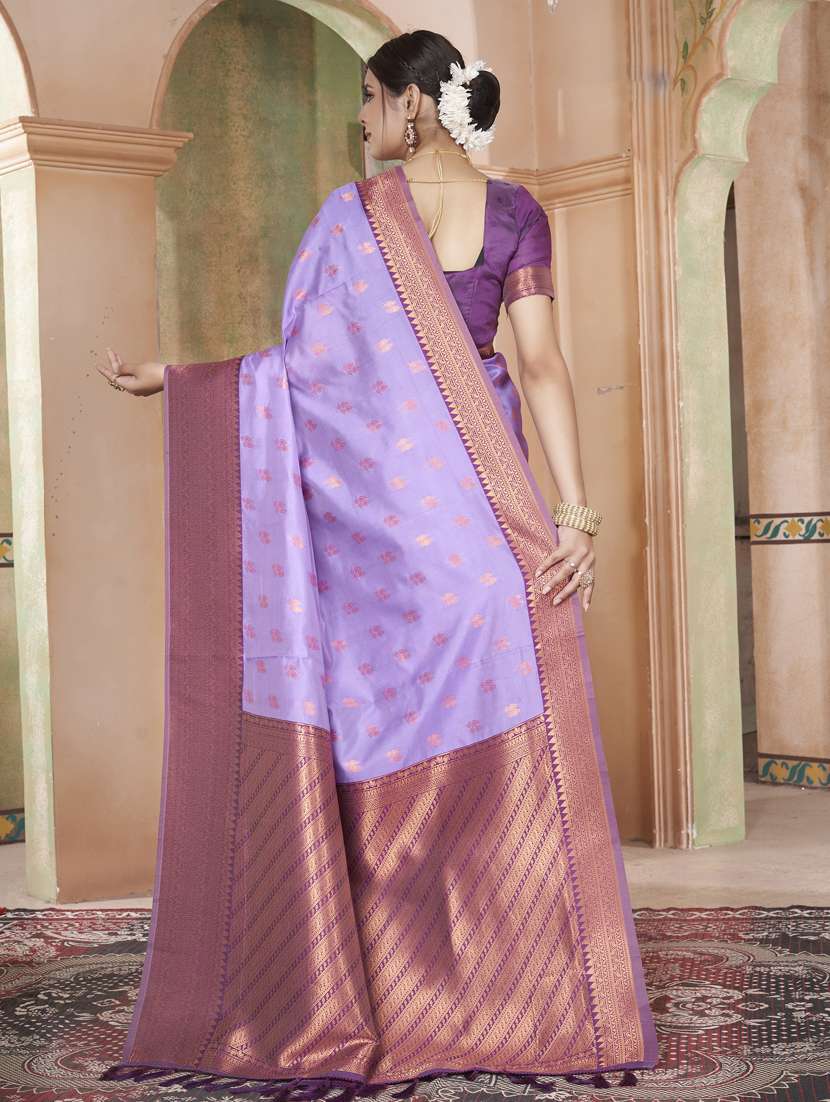 women self design kanjivaram saree with blouse - 21340465 -  Standard Image - 2