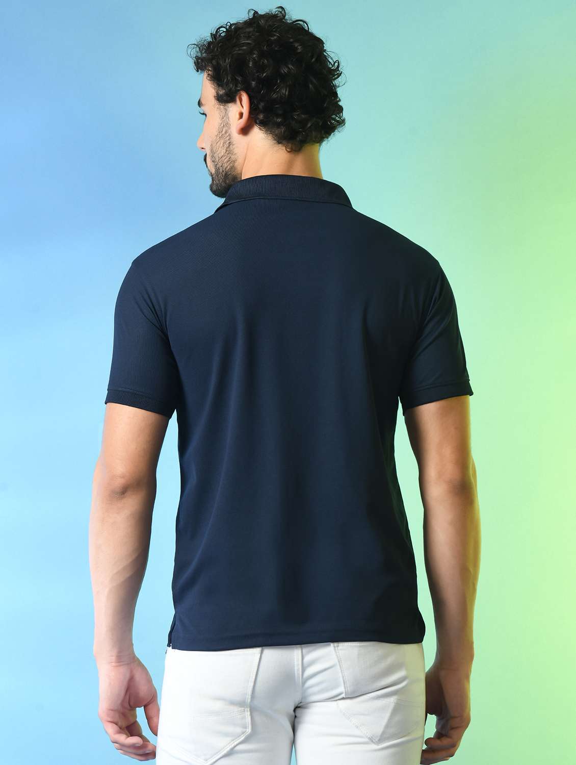 men solid polo t-shirt - 21340521 -  Standard Image - 2