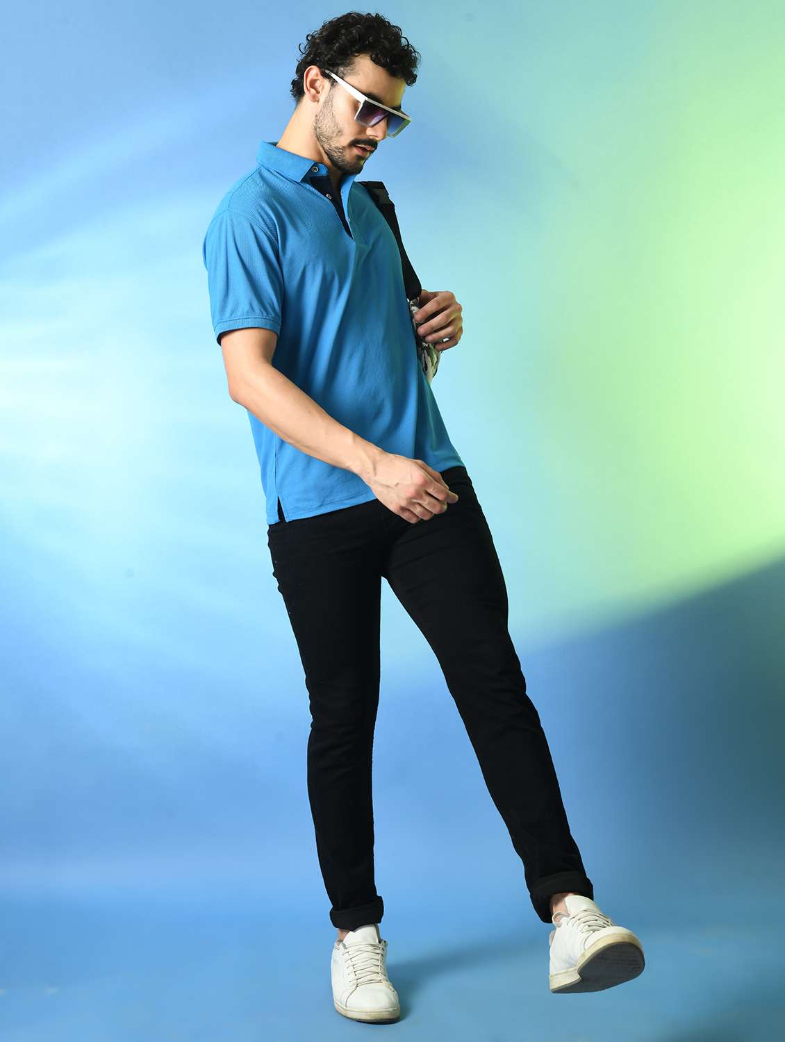 men solid polo t-shirt - 21340527 -  Standard Image - 2