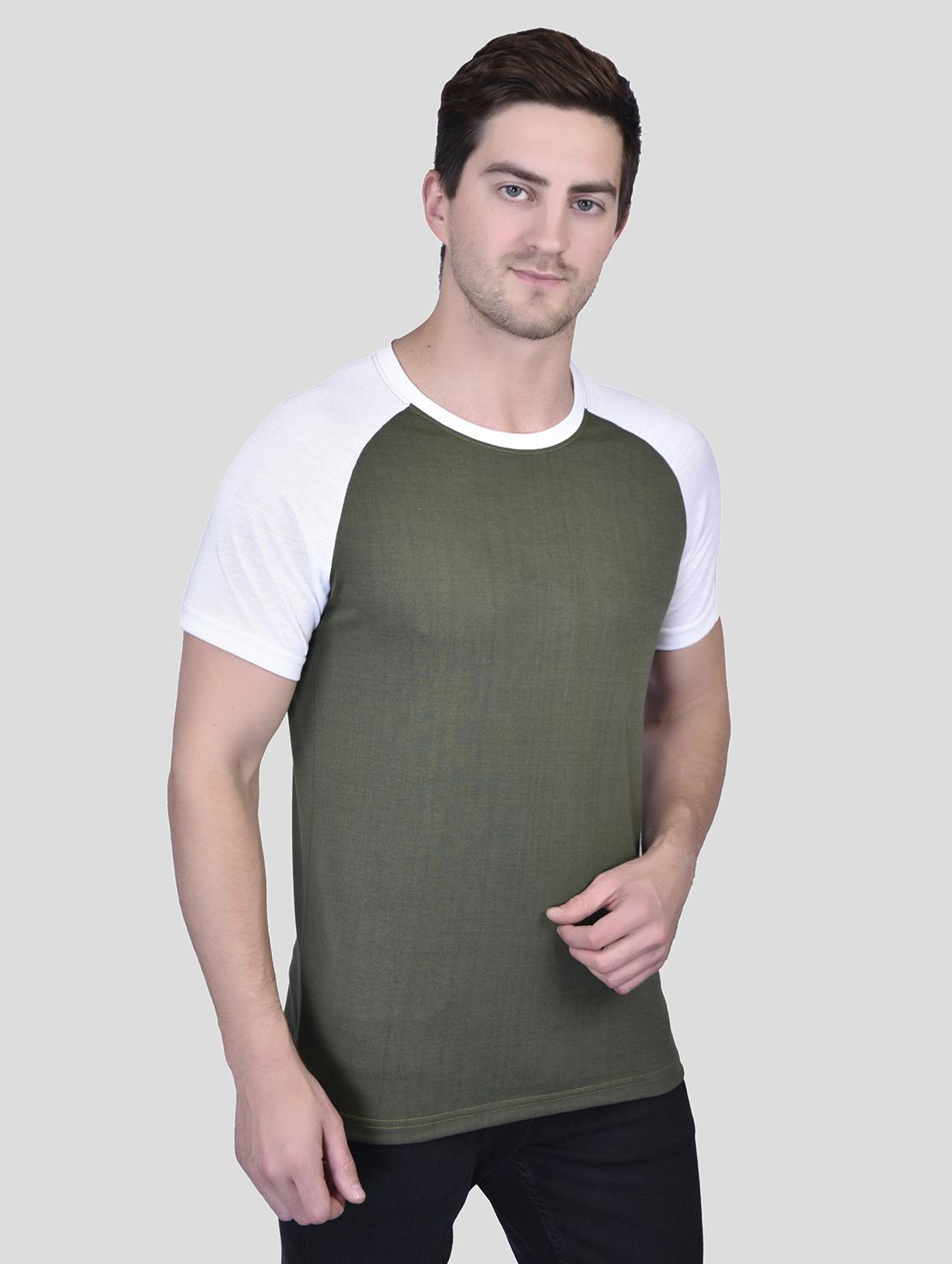 men color block round neck t-shirt - 21340535 - Standard Image - 2