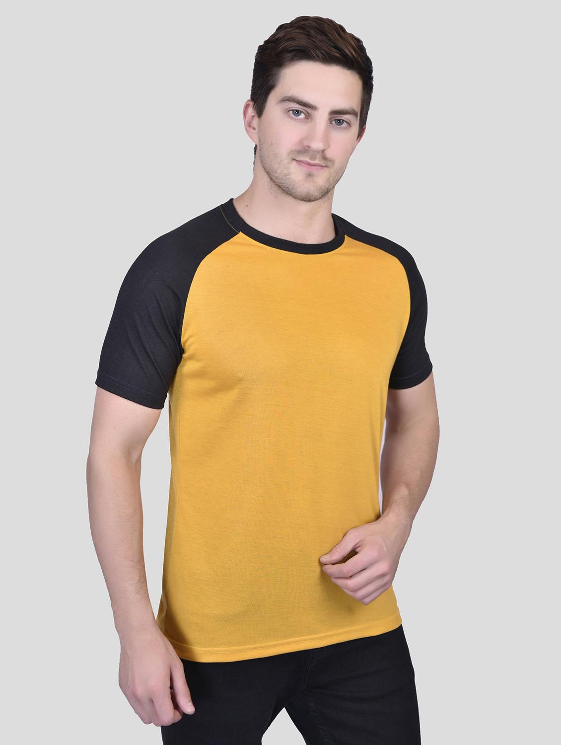 men color block round neck t-shirt - 21340541 - Standard Image - 2