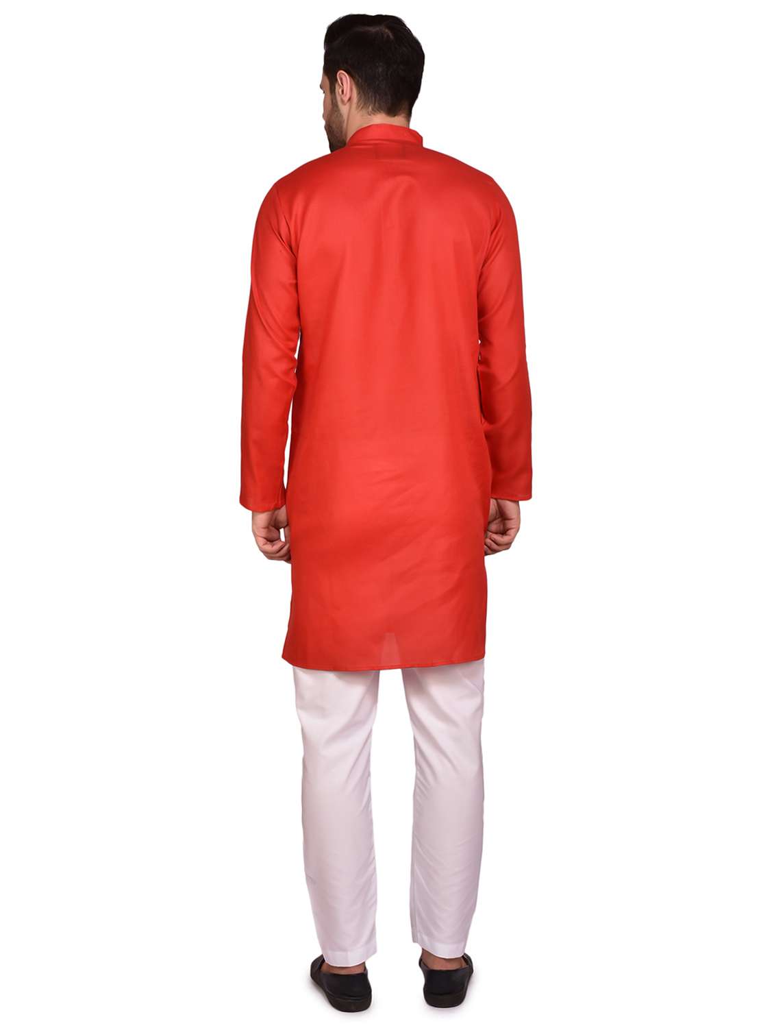 men solid kurta pyjama ethnic wear set - 21340771 - Standard Image - 2