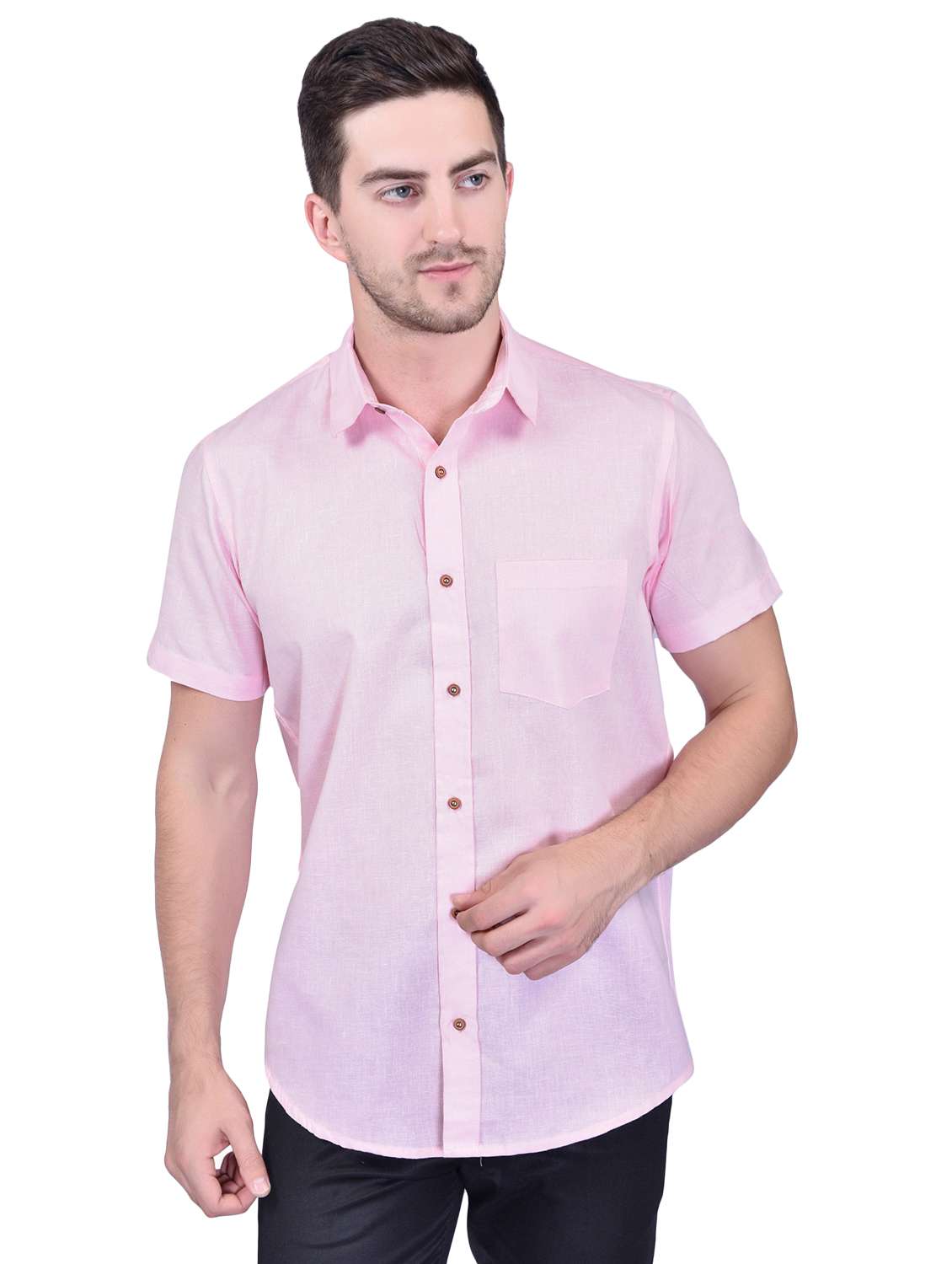 pack of 2 solid casual shirts - 21340784 -  Standard Image - 2