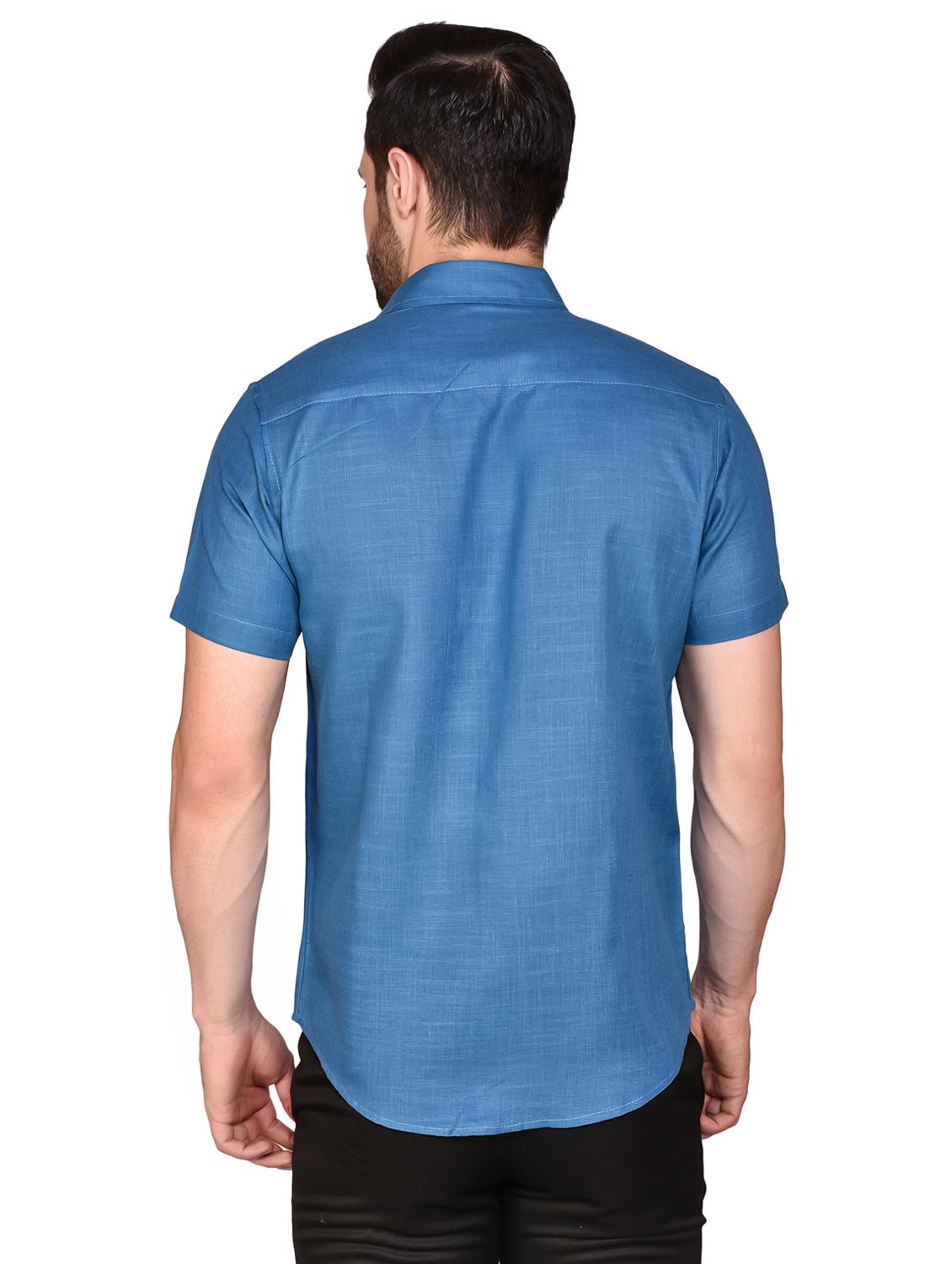 men solid casual shirt - 21340795 - Standard Image - 2