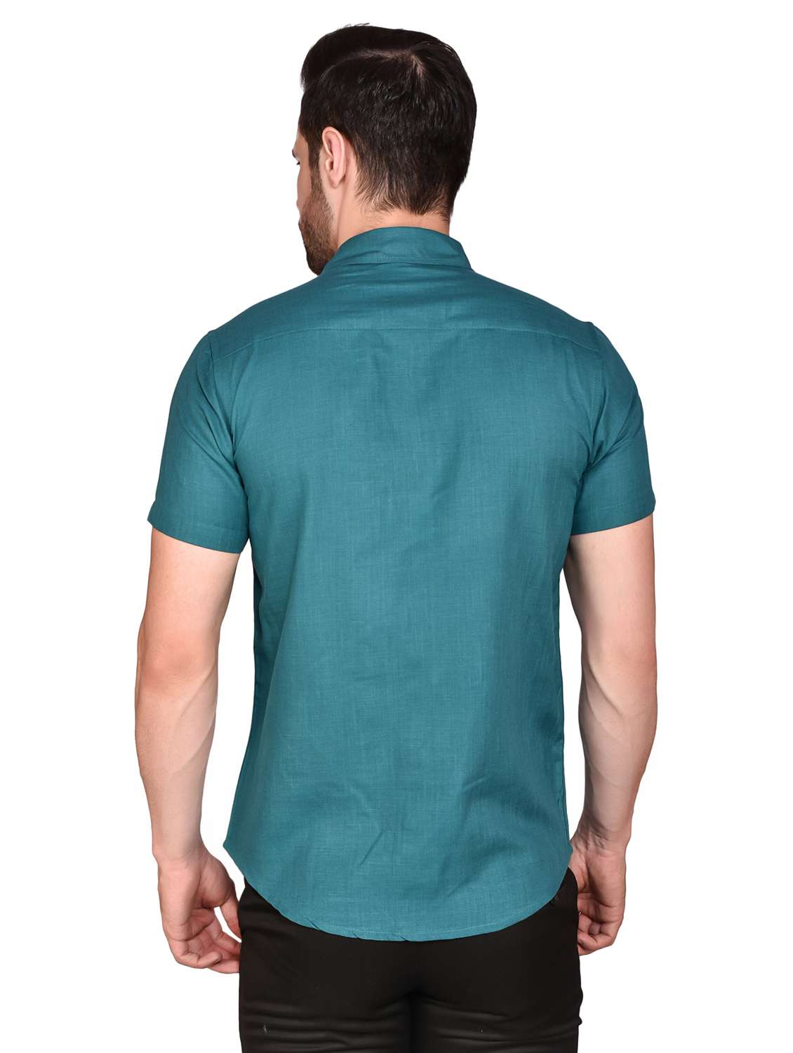 men solid casual shirt - 21340799 -  Standard Image - 2