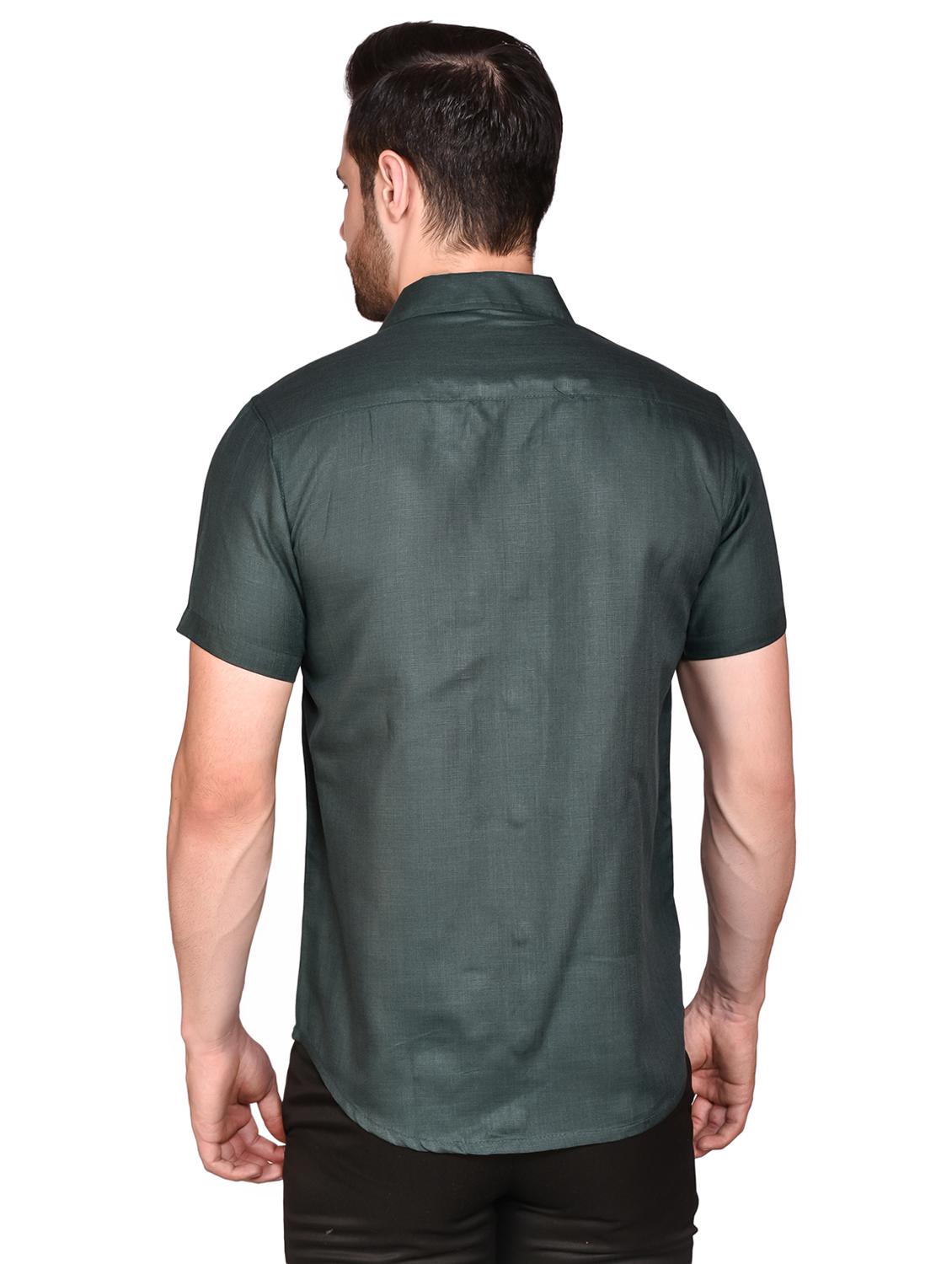 men solid casual shirt - 21340800 - Standard Image - 2
