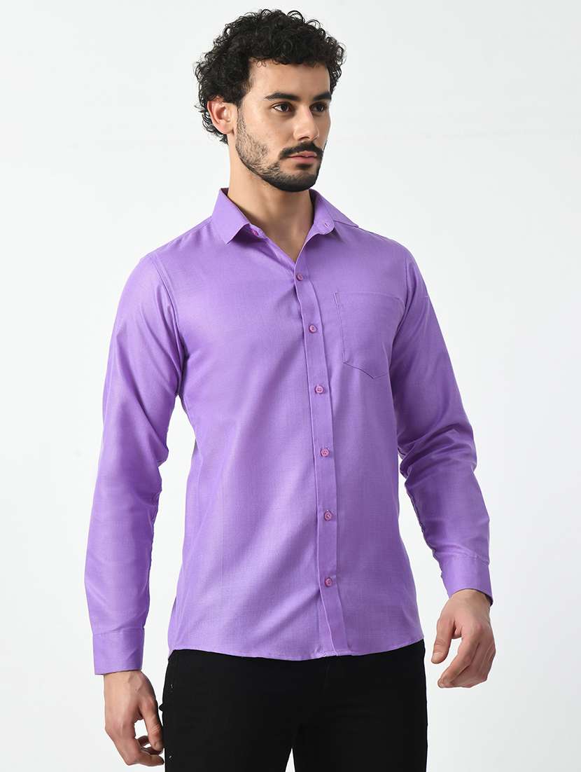 men solid casual shirt - 21340814 - Zoom Image - 0