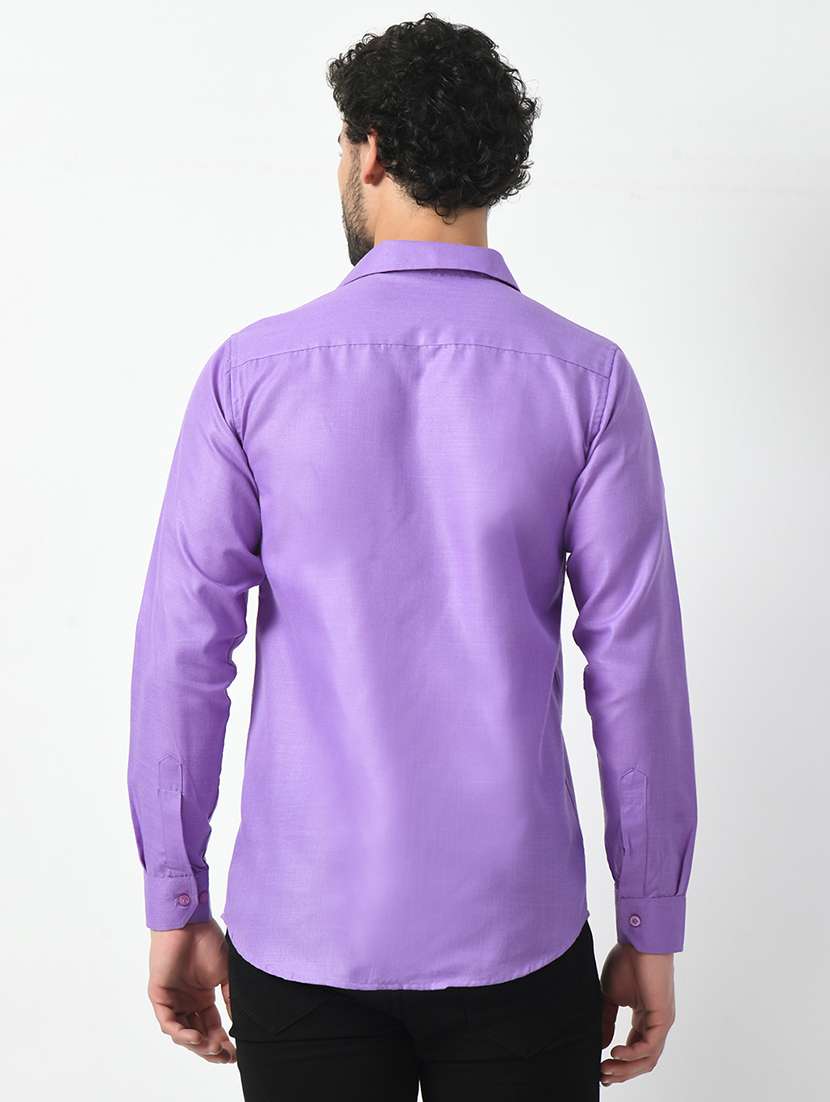 men solid casual shirt - 21340814 - Standard Image - 2