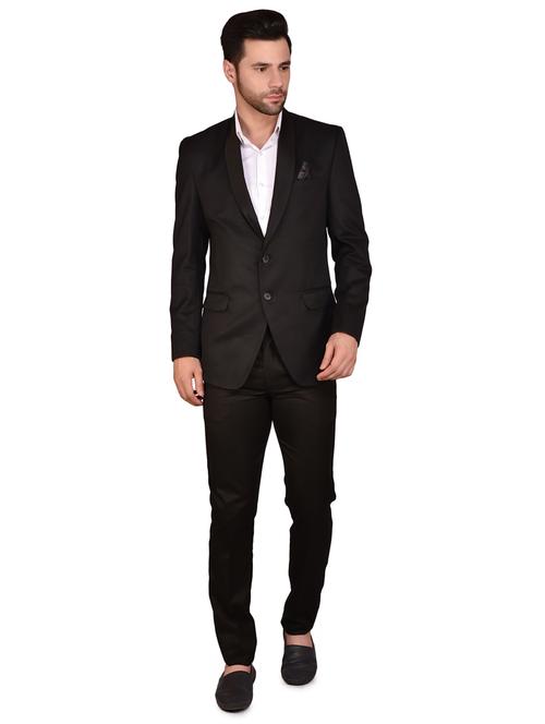 men solids single breasted casual blazer - 21340817 -  Standard Image - 0