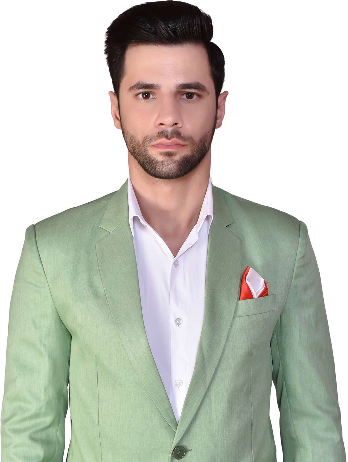 men solids single breasted casual blazer - 21340823 -  Standard Image - 2