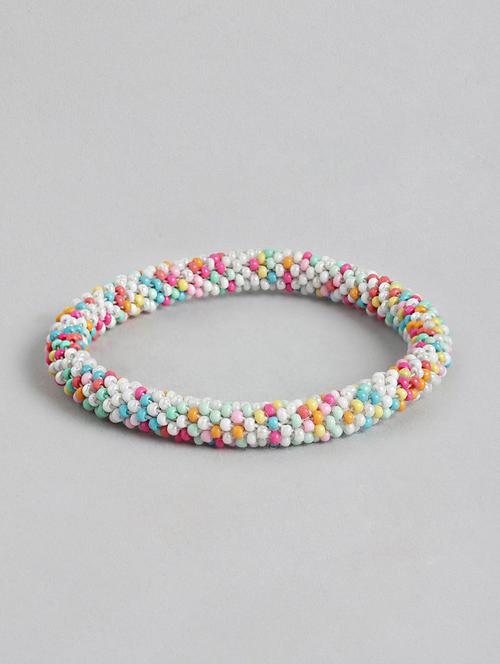 multi colored metal beaded bracelet - 21341470 - Standard Image - 0