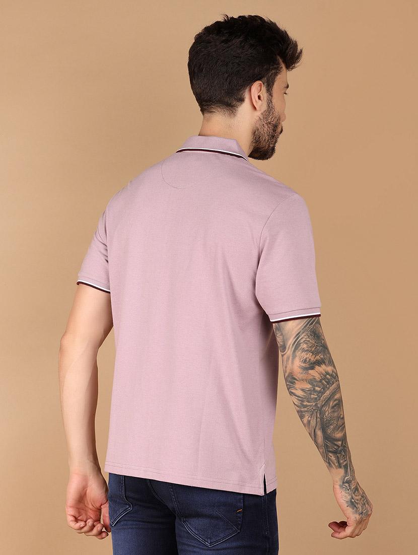 men solid cotton polo t-shirt - 21341792 - Standard Image - 2