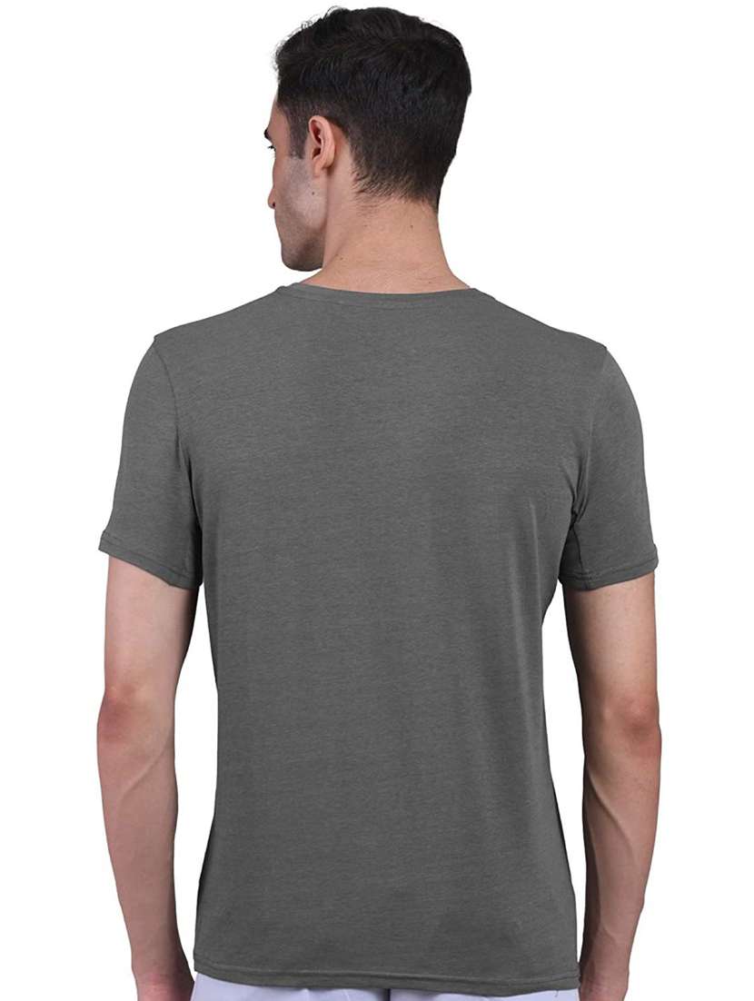 men pack of 4 solid t-shirt - 21343127 -  Standard Image - 2