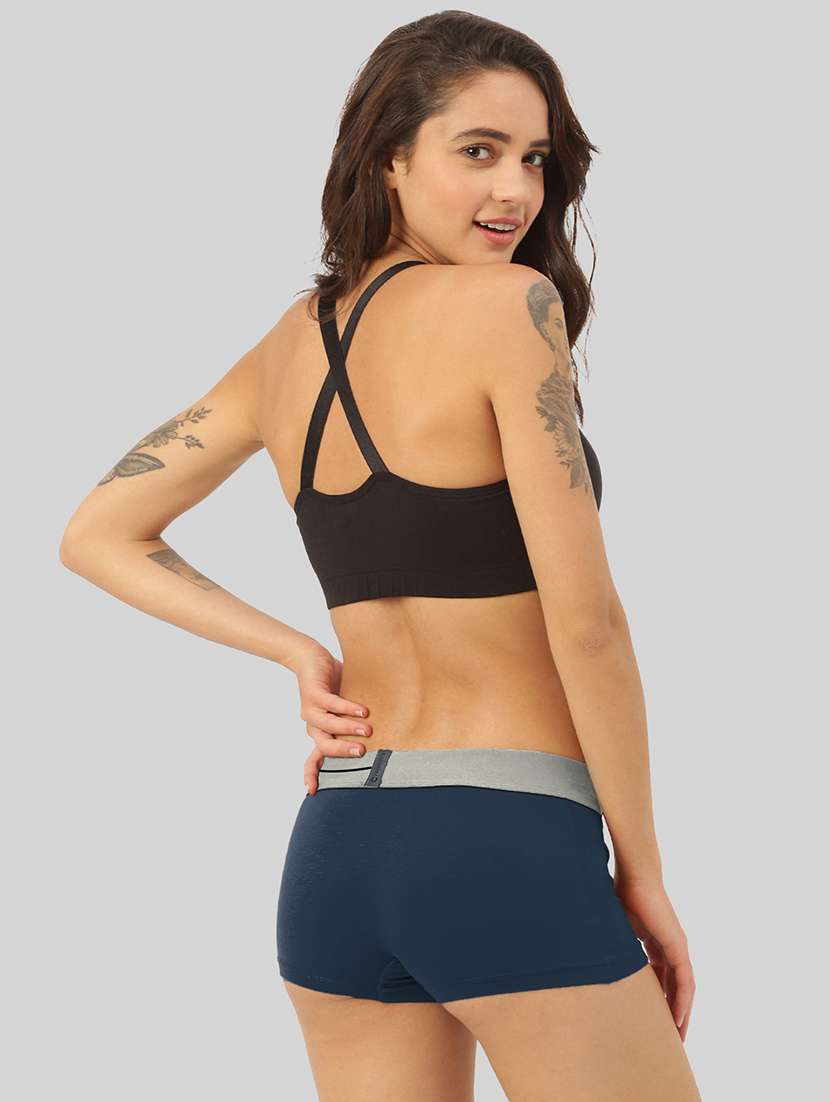 multi colored modal boy shorts panty - 21343202 -  Standard Image - 2