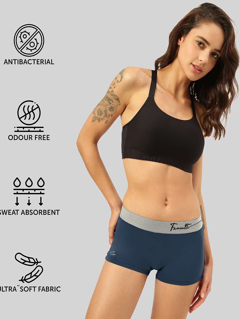 women solid modal boy shorts panty - 21343205 -  Standard Image - 2