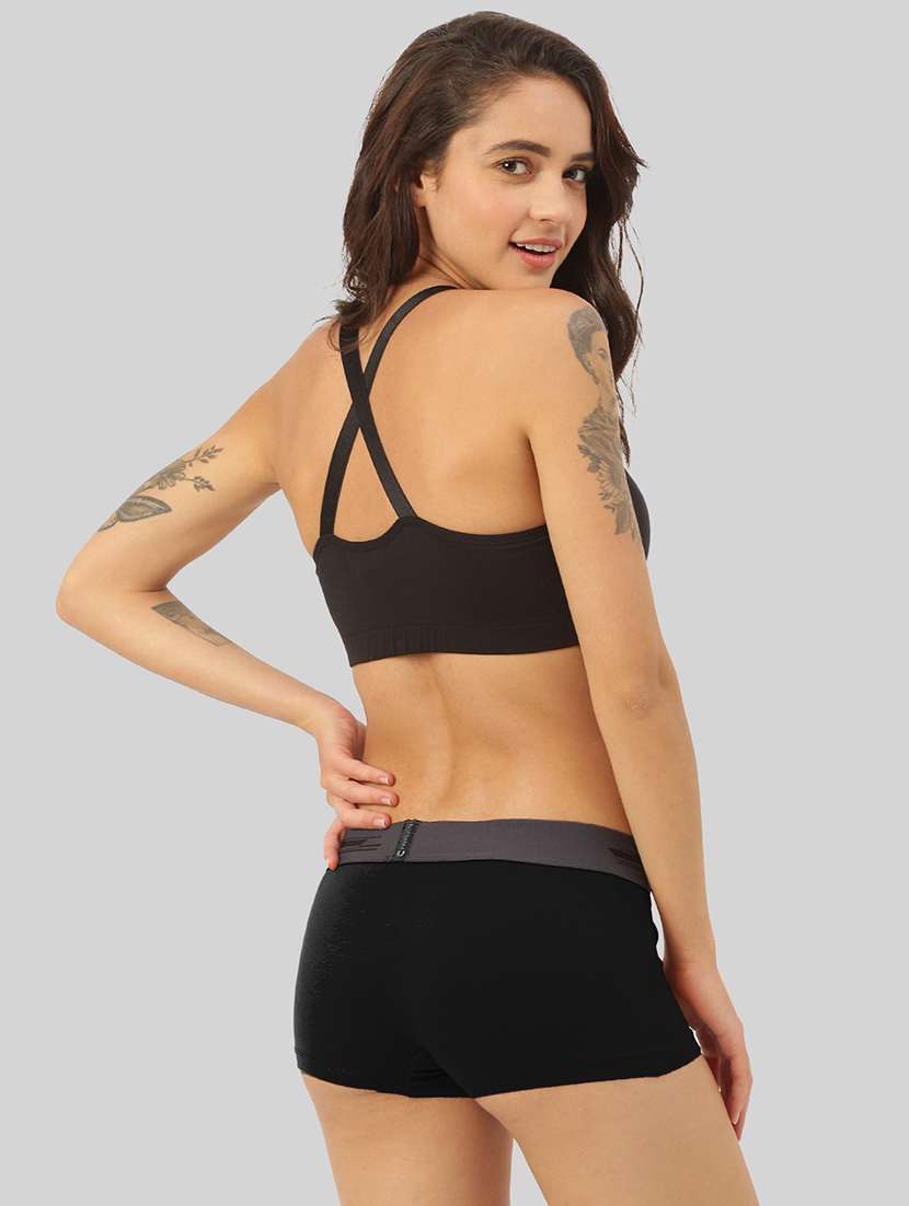 women's solid boy shorts panty combo - 21343297 -  Standard Image - 2