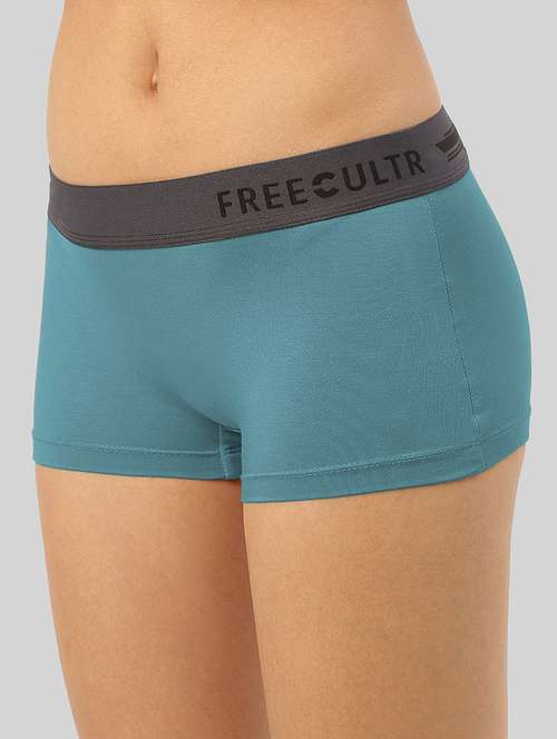 women solid boy shorts panty - 21343314 -  Standard Image - 0