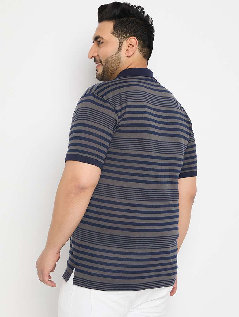 men polo neck striped t-shirt - 21343879 -  Standard Image - 2