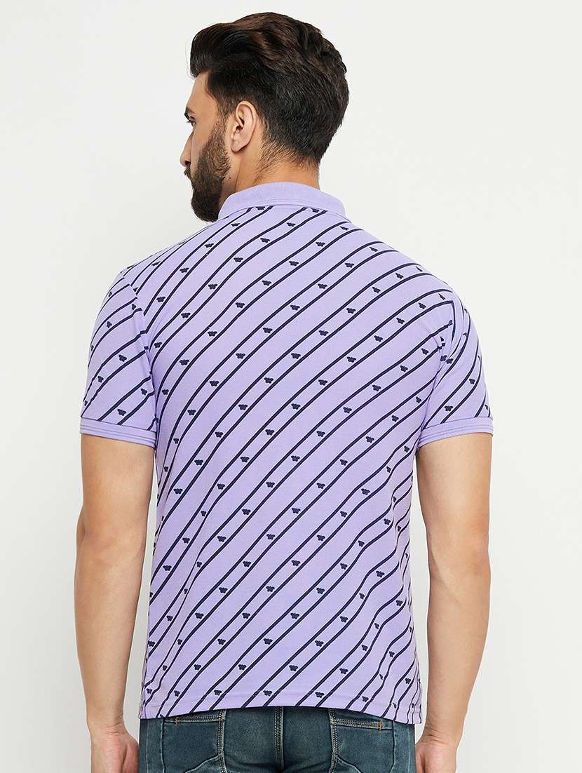men polo neck printed t-shirt - 21343962 -  Standard Image - 2