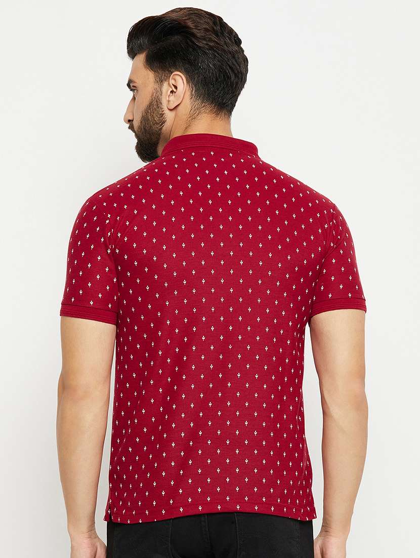 men polo neck printed t-shirt - 21343968 -  Standard Image - 2
