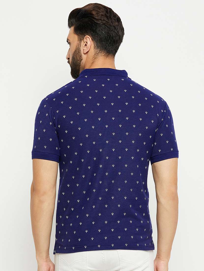 men polo neck printed t-shirt - 21343970 -  Standard Image - 2
