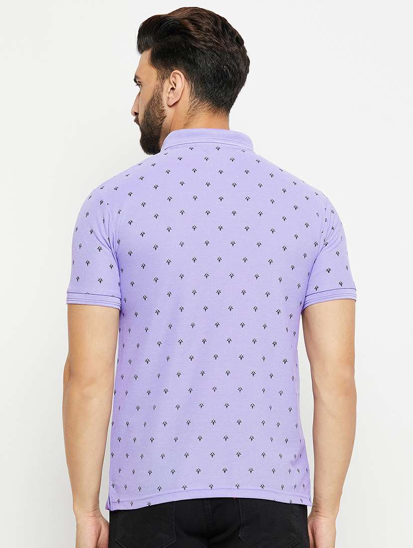 men all over print polo t-shirt - 21343971 -  Standard Image - 2